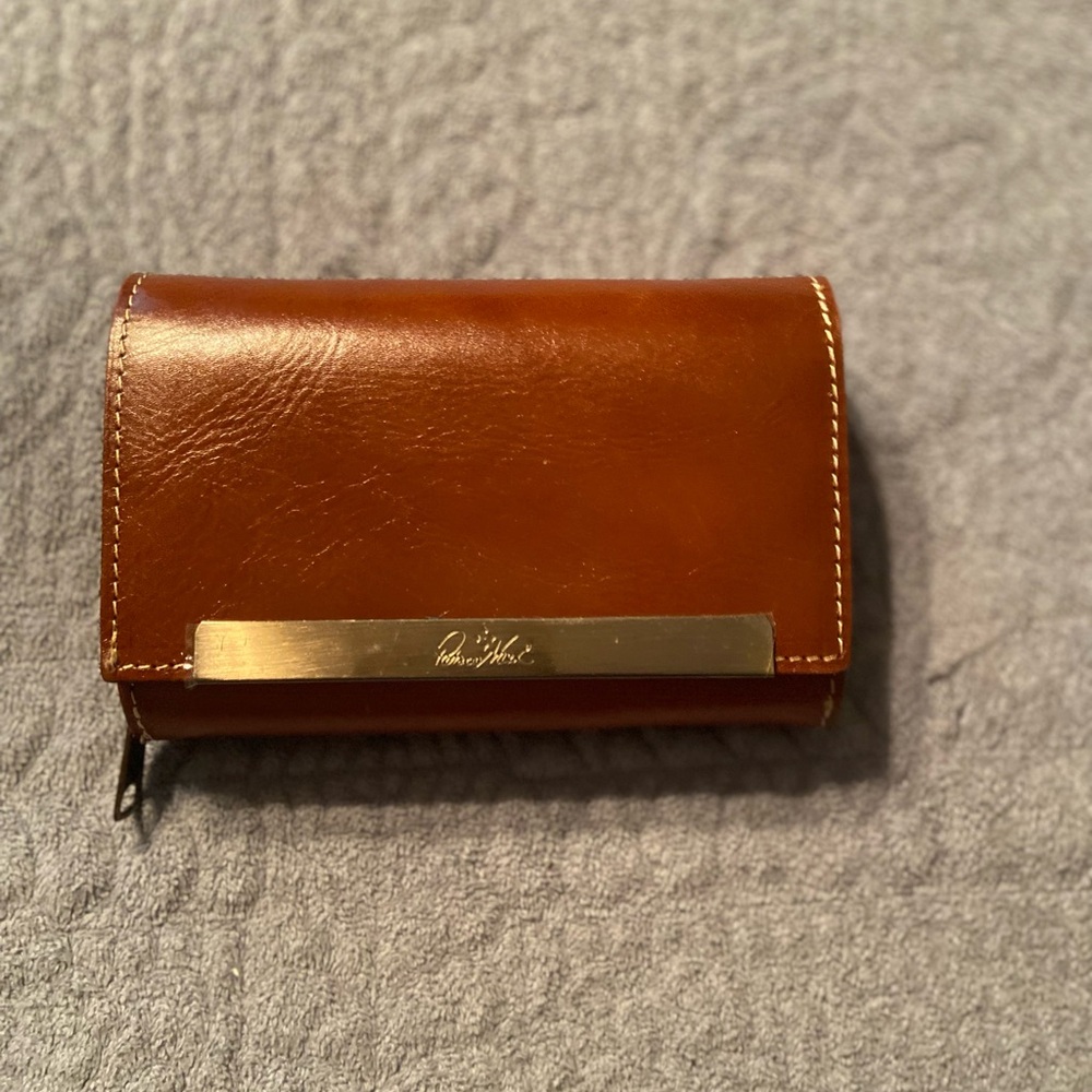 Patricia Nash Brown Leather Wallet NWOT